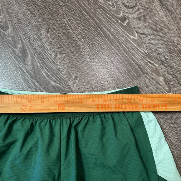 Nike Pro Elite Team 2” Running Shorts Womens M Made In USA Green DX8986-341 NEW - Picture 5 of 10